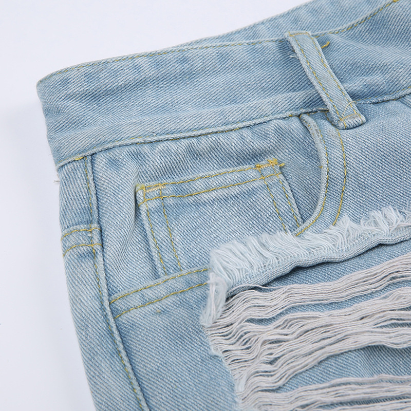 Title 10, Modische zerrissene Denim-Hose für Damen