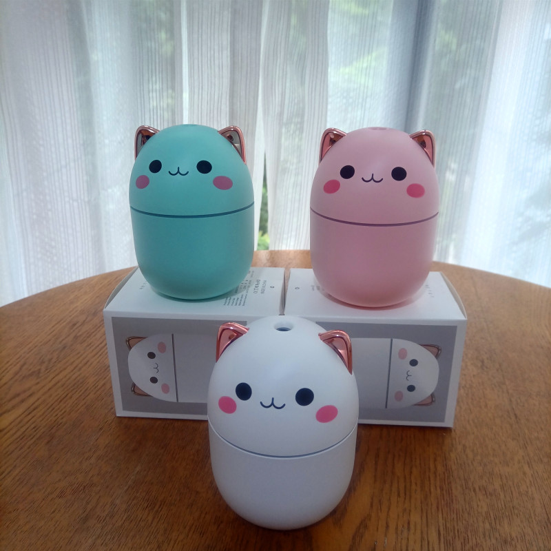 Title 12, Hot Sale 250ml Cute Cat Air Humidifier Diffuser...