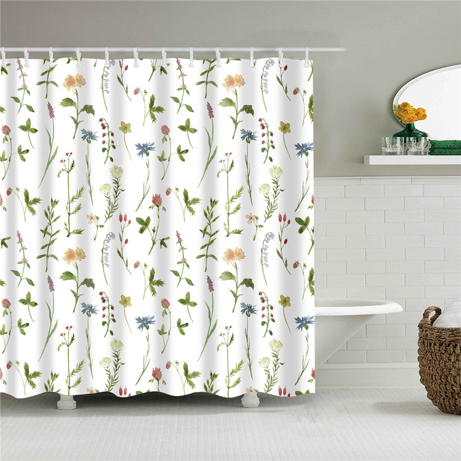 Creative Digital Printing Polyester Shower Curtain