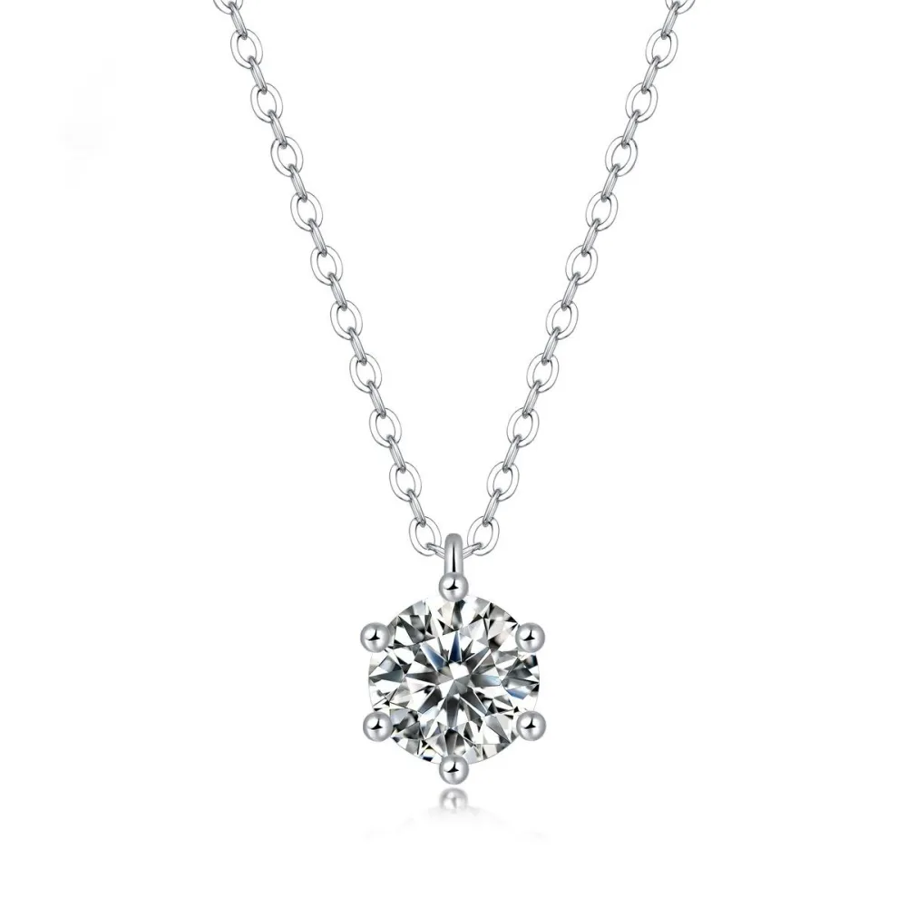 Simple Six Claw Pendant Collar Chain