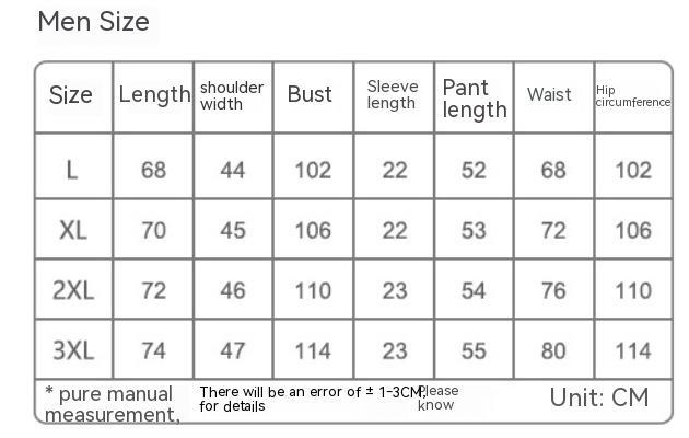 Title 2, Breathable short-sleeved shorts pullover couple...