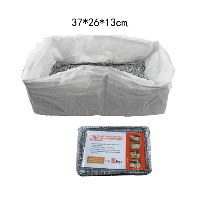 Cat Convenient Sand Bag Filter Strainer Cleaning Tool Small Grid 37X26X13Cm - Shop at LoveMi