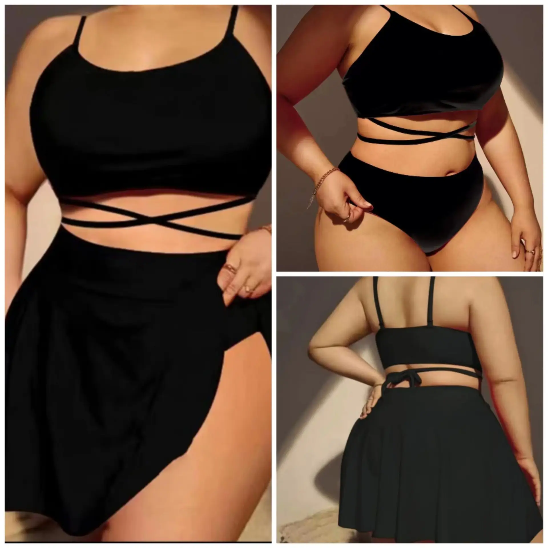 High Waist Bikini Swimsuit Female