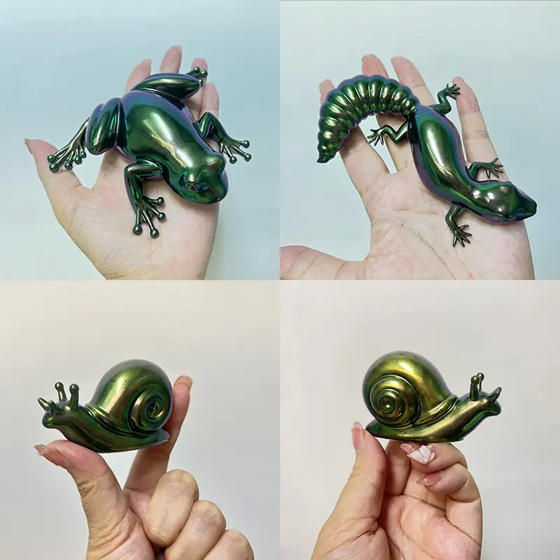 Small Animal Ornaments Easter Frog Lizard Snail