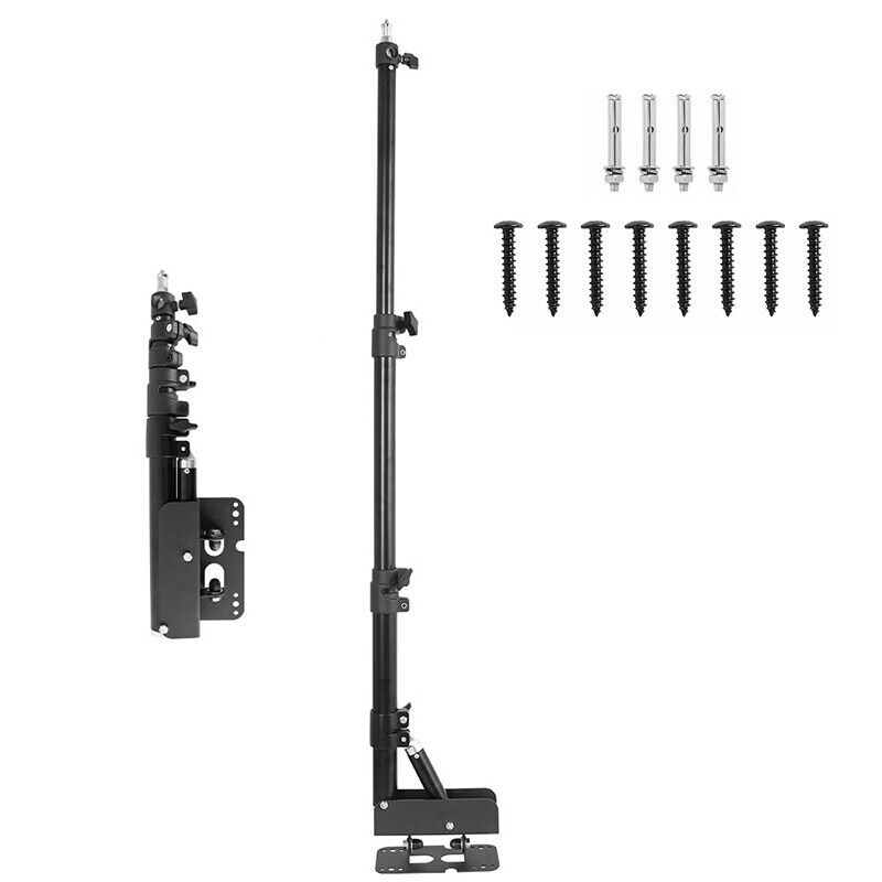 39 Triangle Wall Mount Light Stand Boom Arm For Video Moonlight UK — image 6
