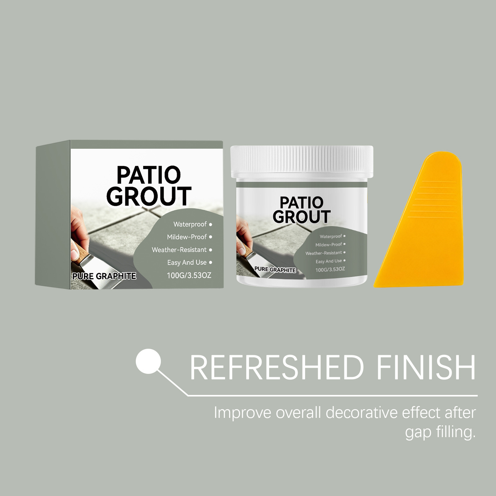 Dark Gray Tile Grout For Bathroom, Kitchen, And Floor Tile Gap Repair, Waterproof, Mildew-proof, And Aesthetically Pleasing Grout Filling. 5