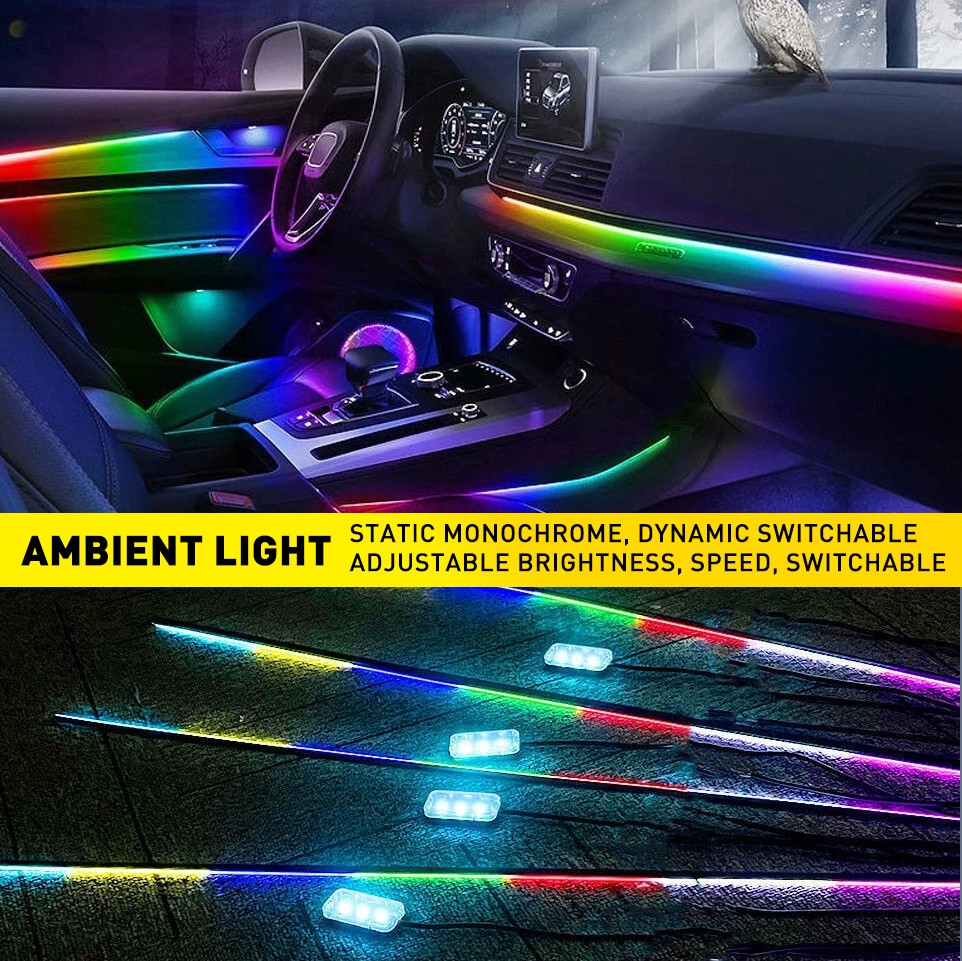 10in1 Full LED Bead Symphony Dream Car Interior Ambient Lighting Wireless Kit UK — image 4