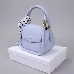 Personalised Shoulder Bag Diagonal Niche Design Ladies - Blue - View 1