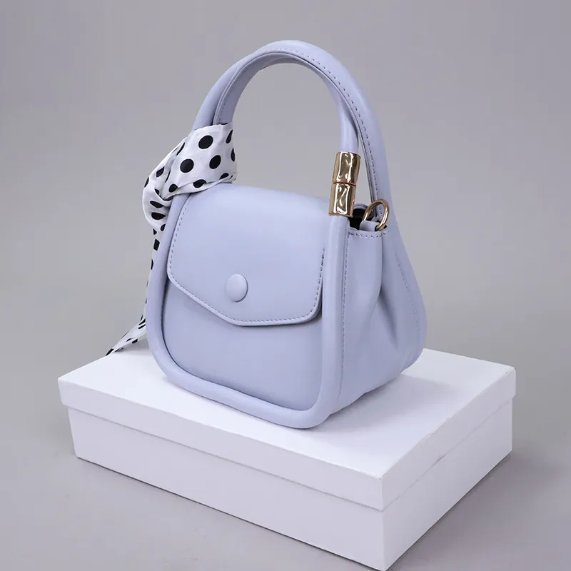 Personalised Shoulder Bag Diagonal Niche Design Ladies - Blue