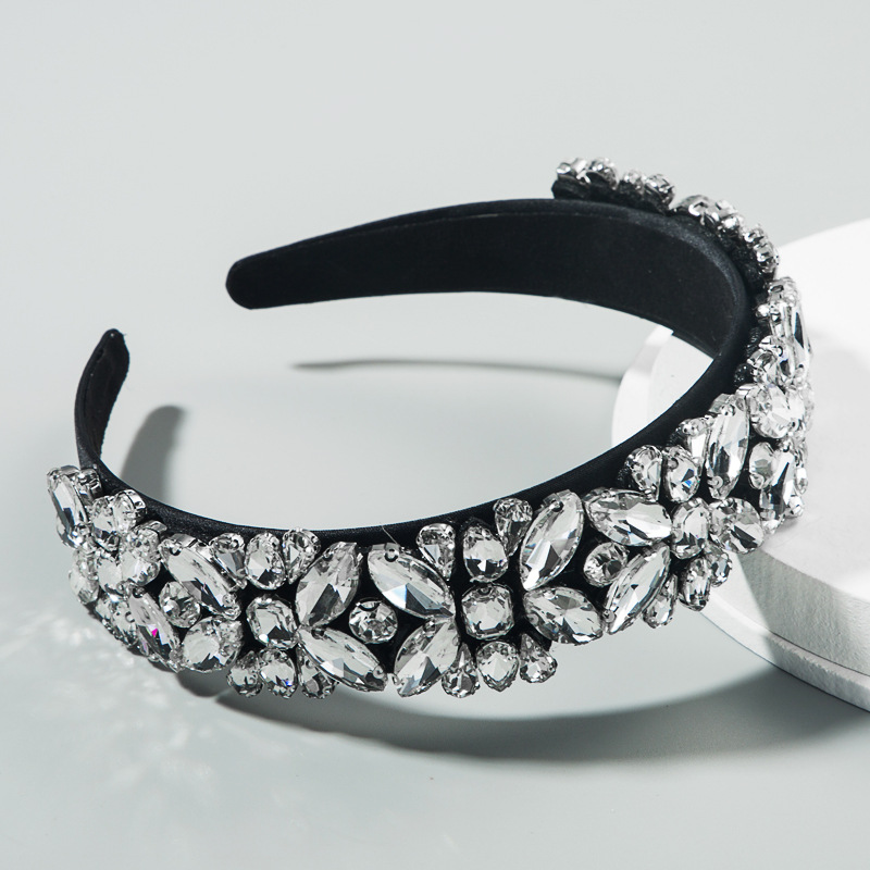 Floral All-match Super  Baroque Wide-brimmed Trend Headband