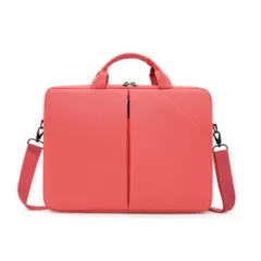 Portable Laptop Bag Multi-function Cross Body - Pink - View 1