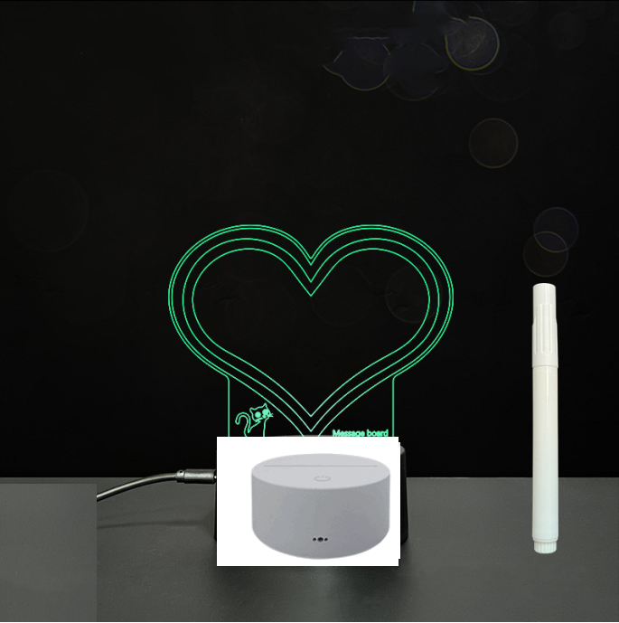 3D Acrylic Board Handwriting Message Board LED Light - Image 35