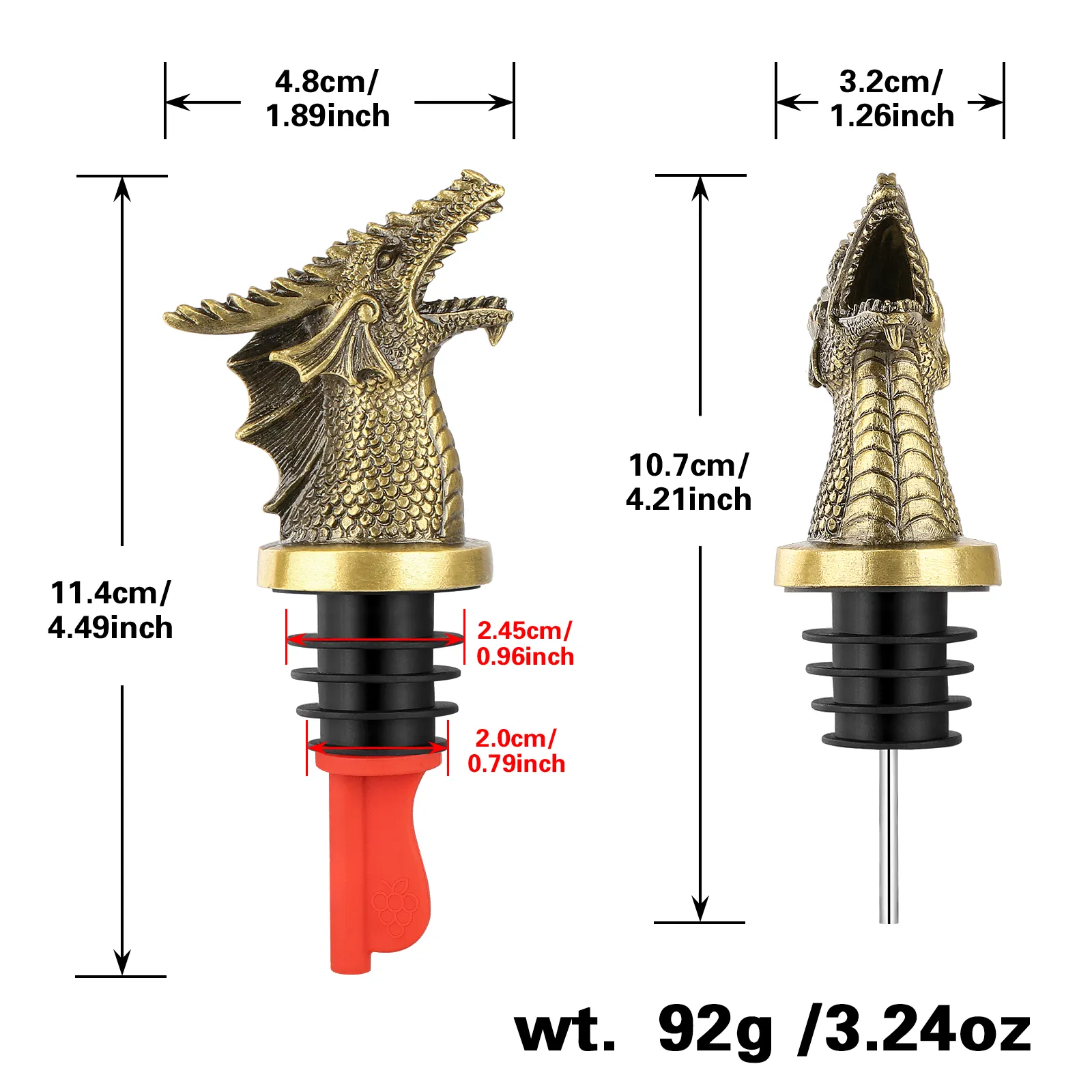 Dual Function Faucet Dispenser, Wine Stopper, Bottle
