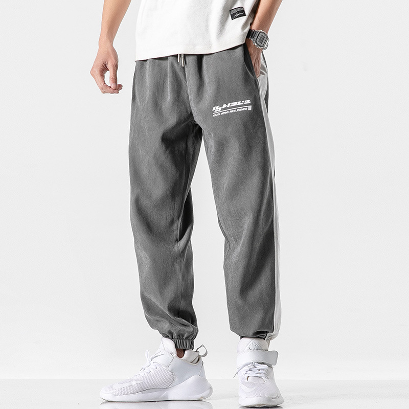 Title 2, Gebreide heren sweatpants, negenpunts, rechte e...