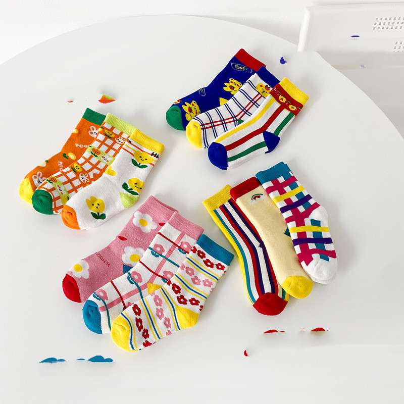 Terry Thickened Children's Socks For Autumn And Winter