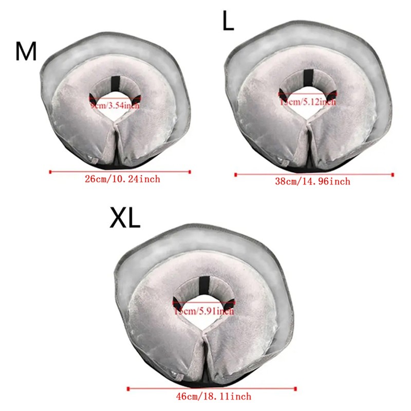 Inflatable Dog Cone Collar Soft Recovery For Post-Surgery — image 7