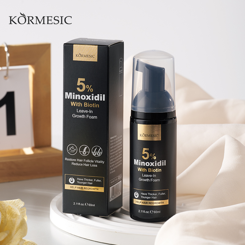 KORMESIC Five Percent  Minoxidil Hair Wash Free Foam 60ml