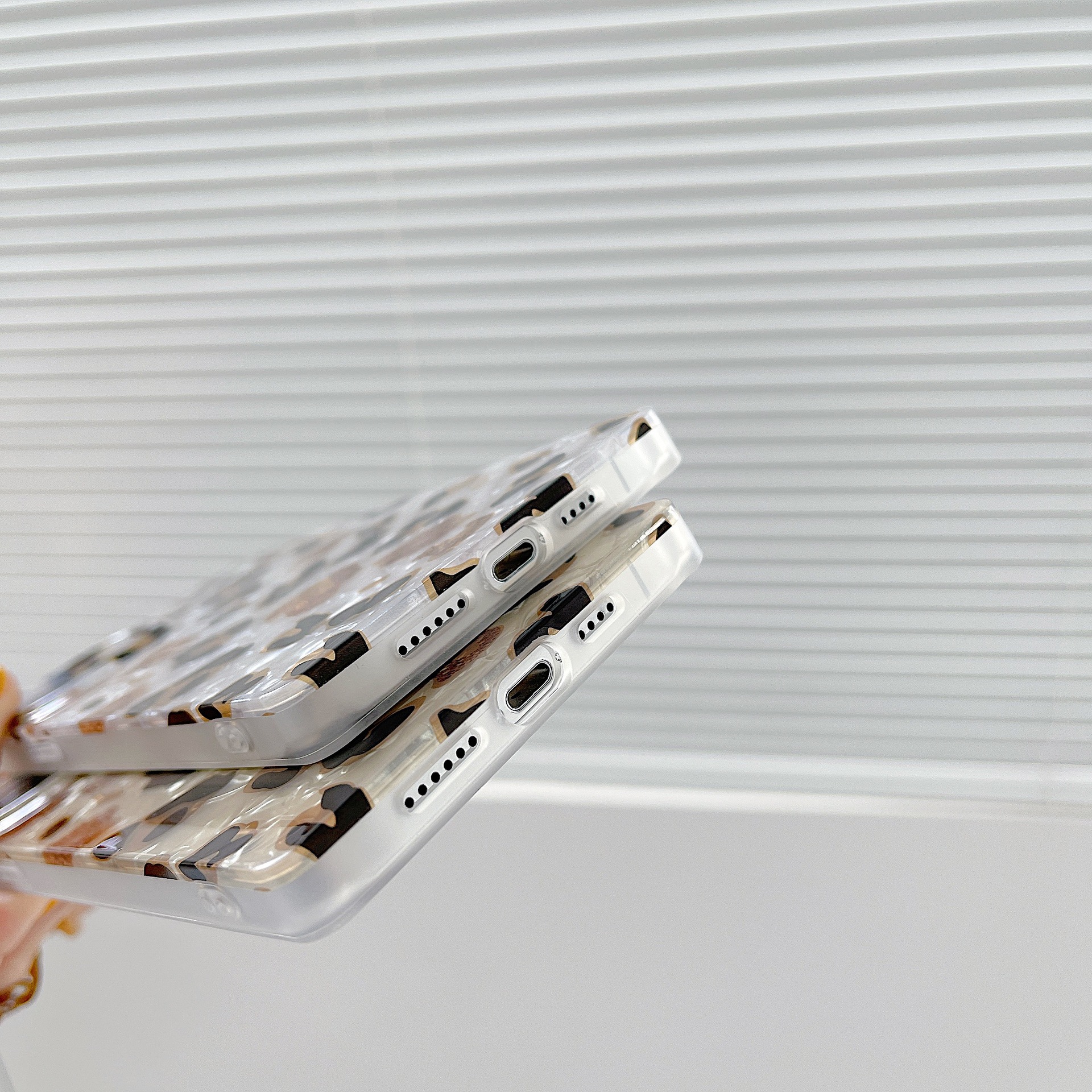 Square Leopard Print Shell Phone Case - Image 7