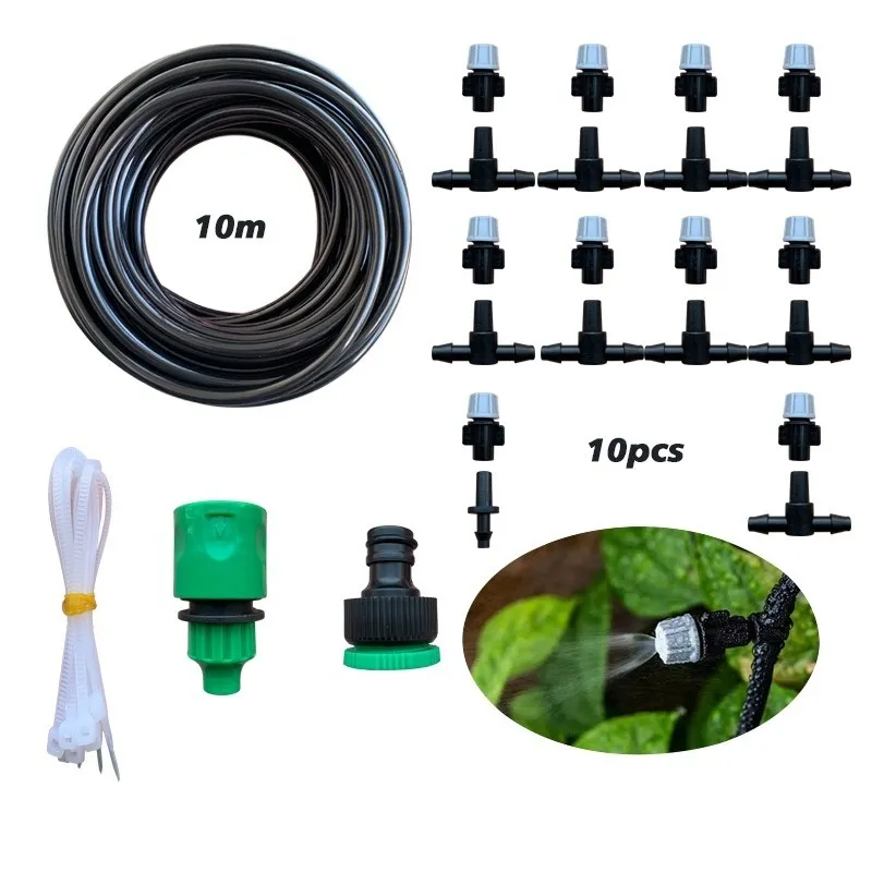Garden Irrigation Hose Water Mist Greening System Package – image 6