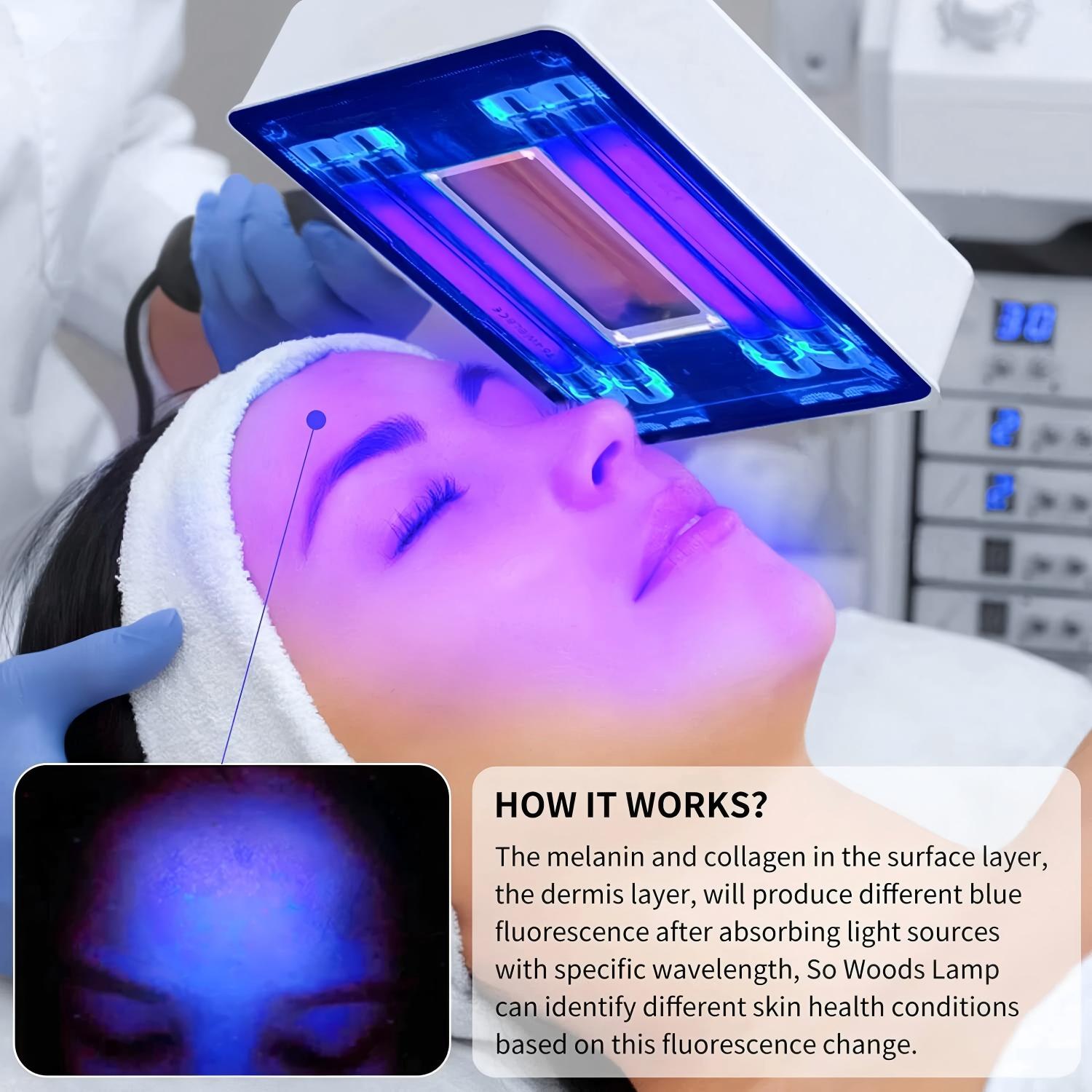 Woods Lamp Beauty Salon Spa Facial Care Analyzer UV Light Skin Diagnose Tester