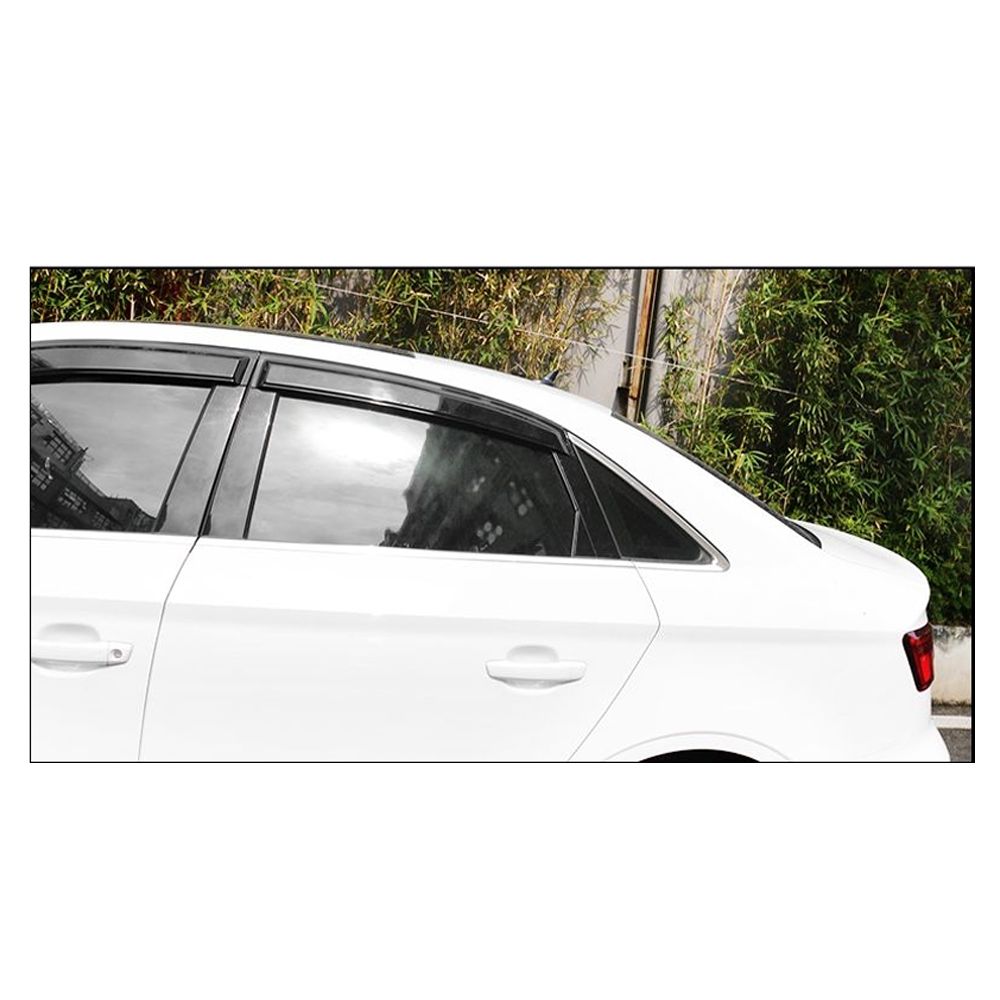 Fits 13-19 A Udi A3 S3 RS3 Sedan Acrylic Window Visors Rain Sun Guard Deflector — foto 3