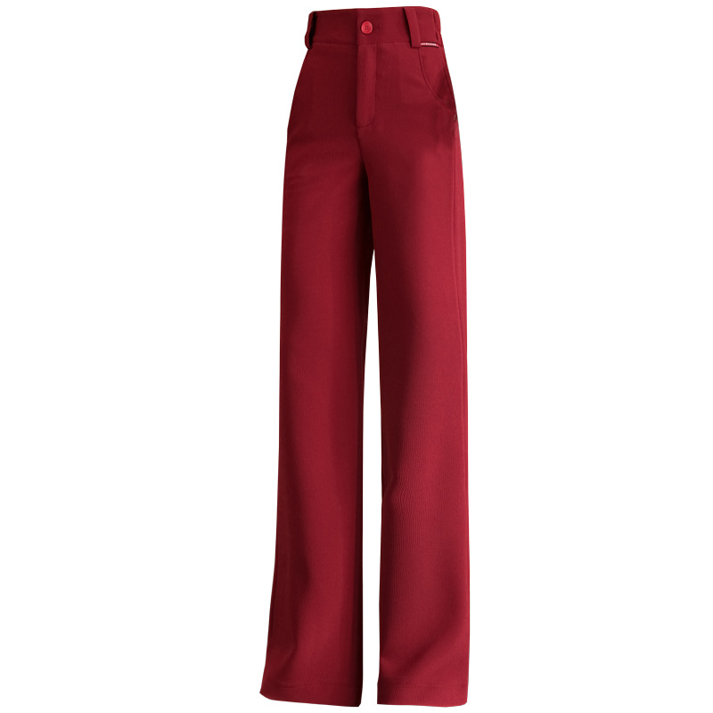 Draping Sense Of Straight Wide-leg Trousers Loose And Thin Temperament Casual