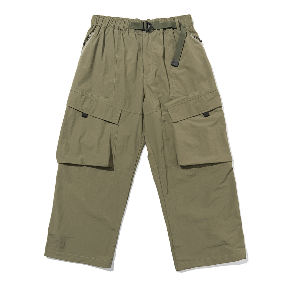 Men's Fashion Retro Outdoor Casual Function Loose Cargo Pants