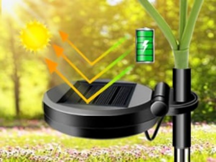 Solar LED Sunflower Garden Lights — foto 6