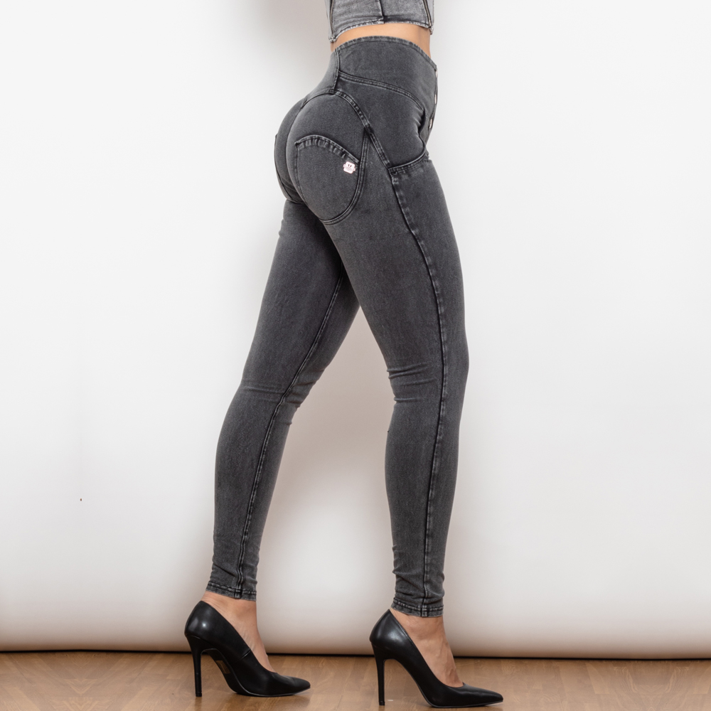 Title 3, Shascullfites Melody Grey Lift Jeggings Damen J...