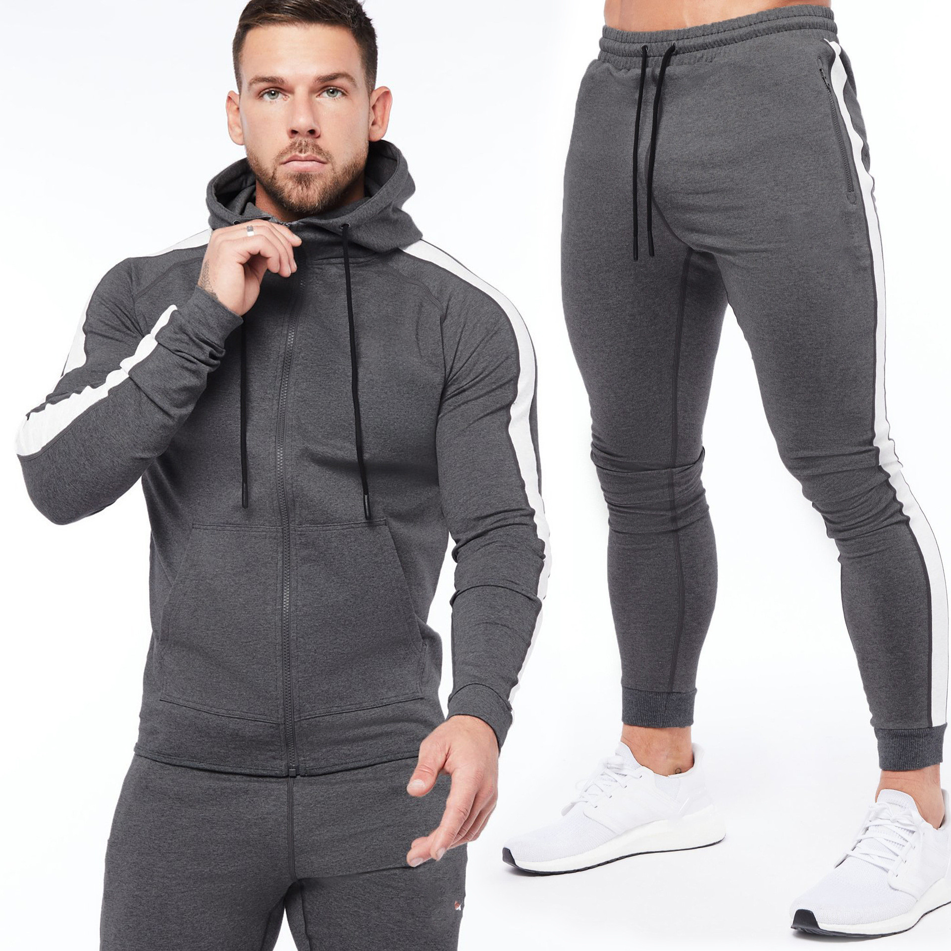 Title 7, Conjunto deportivo para hombre con sudadera con...