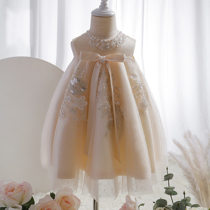 Children's Lovely Fashion Puffy Yarn Dress