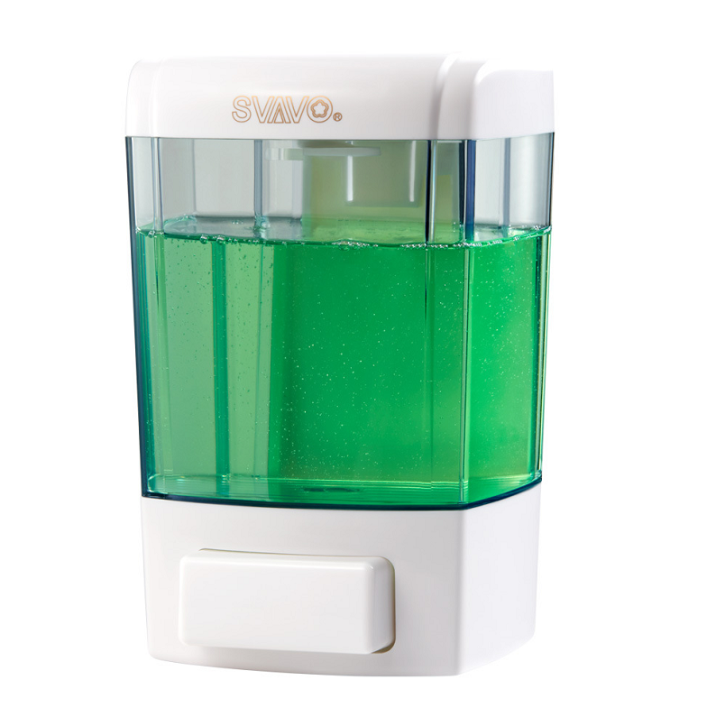 Ruiwo 700ml Wall Mounted Punching Free Press Soap Dispenser, Hand Soap, Shampoo, Soap Dispenser, Modern And Simple Household Use