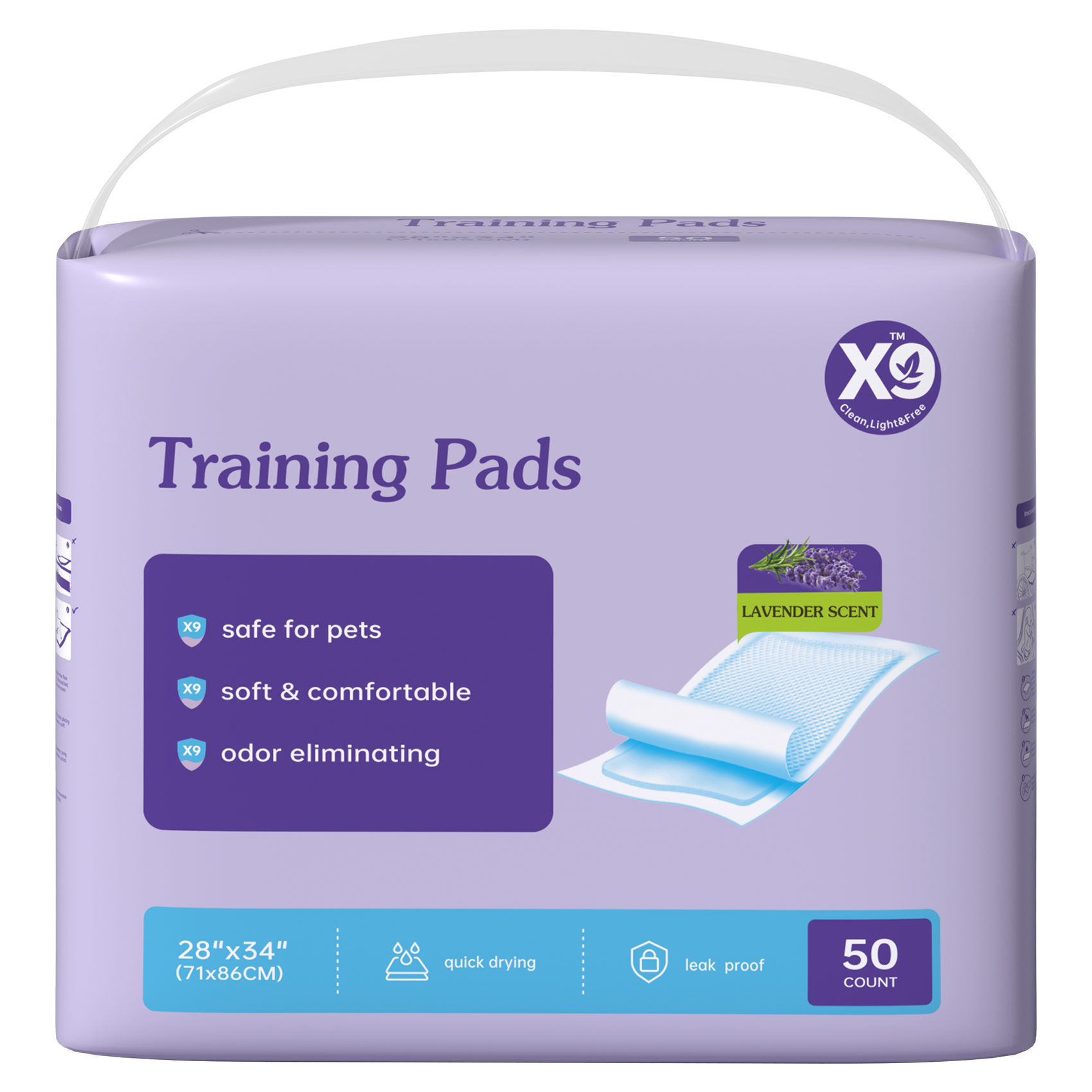 Lavender Scented Disposable Pet Training Pads — foto 2