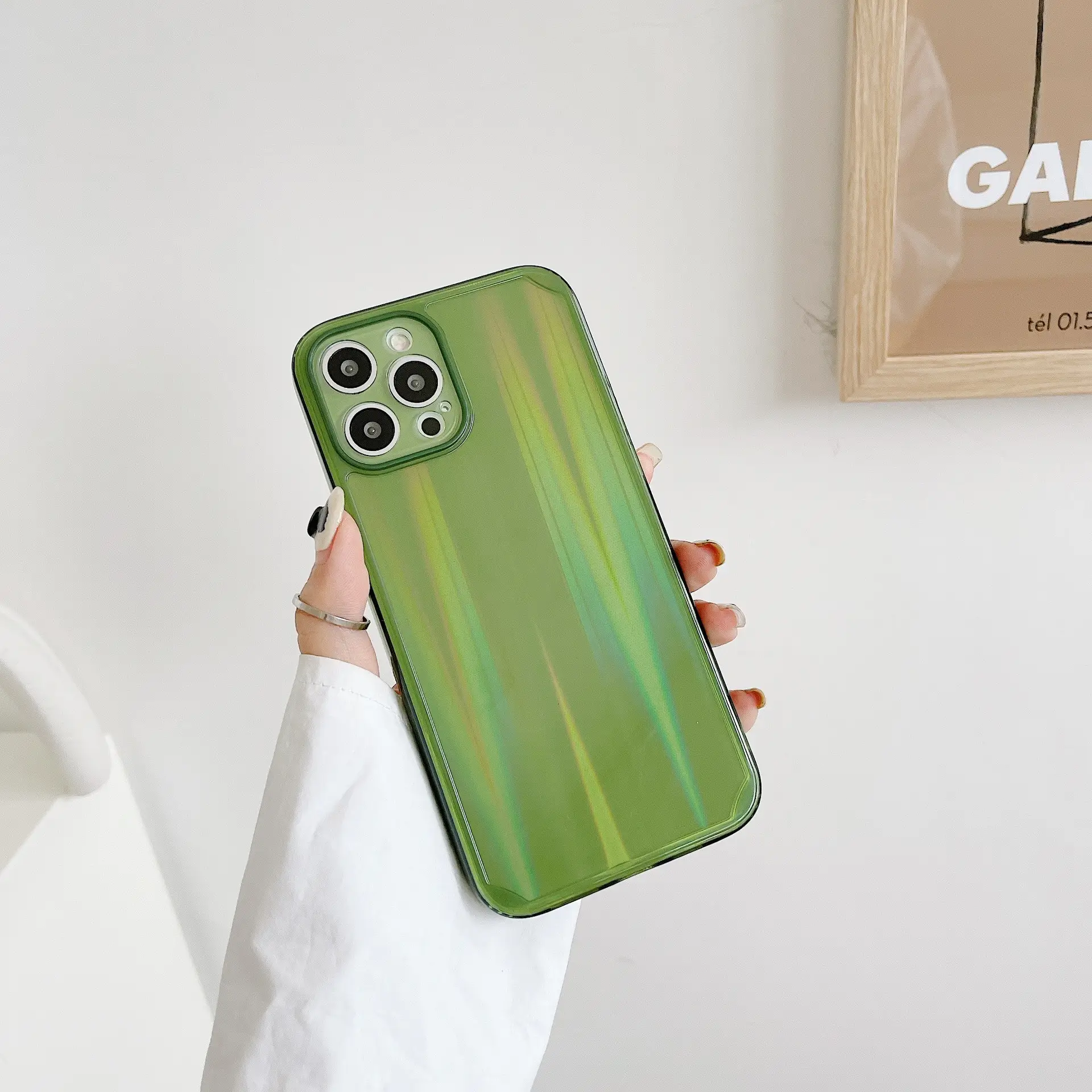 Colorful Aurora Translucent Full Covered Phone Case