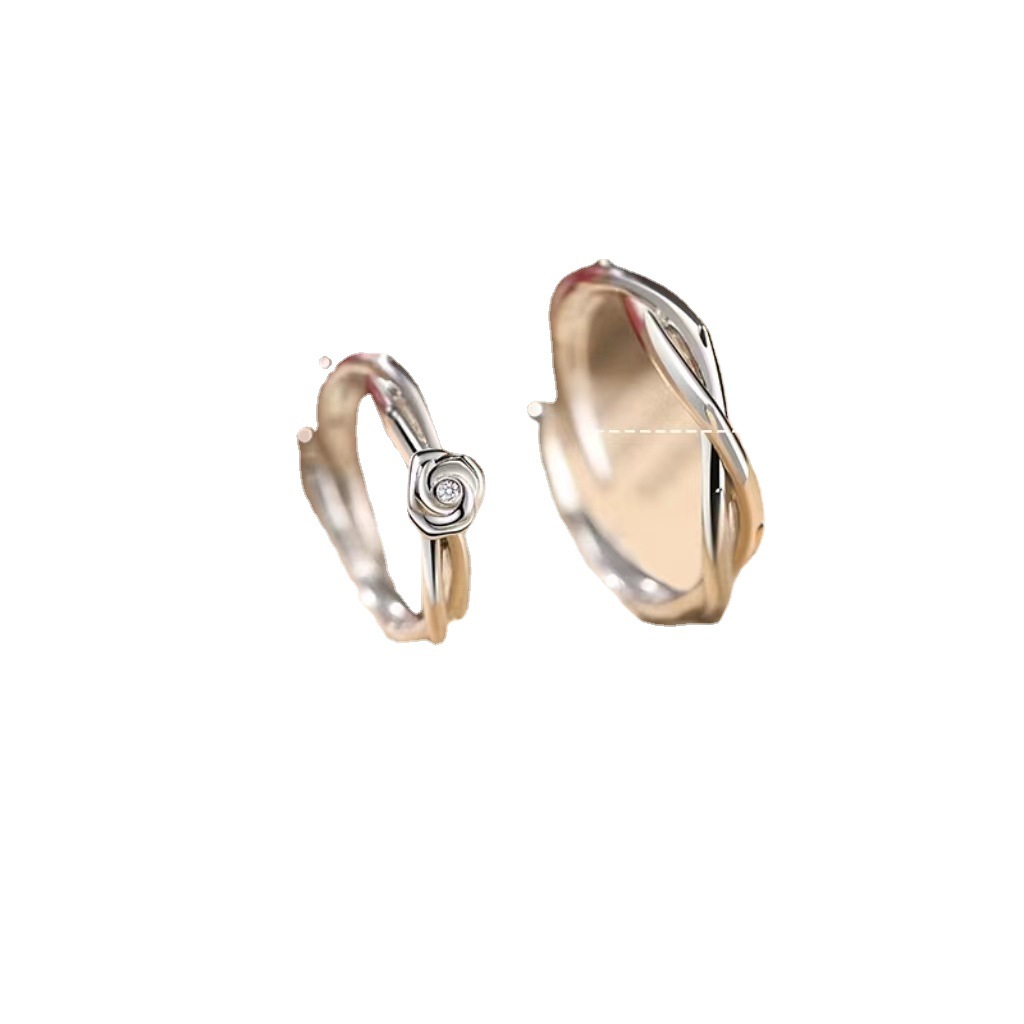 Title 1, Anello in argento sterling per coppie Moda e st...