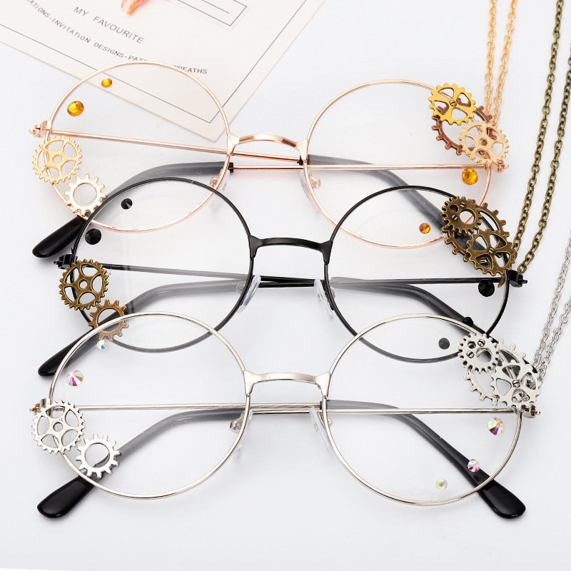 Title 1, Steampunk Eyeglass Frame Lolita Original Style