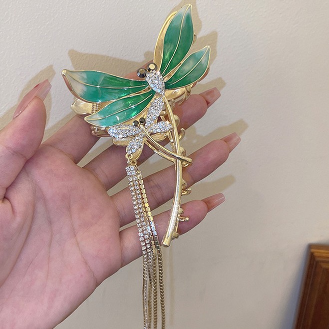 New High-end Shark Clip Large Senior Sense Tassel Hairpin Back Of The Head