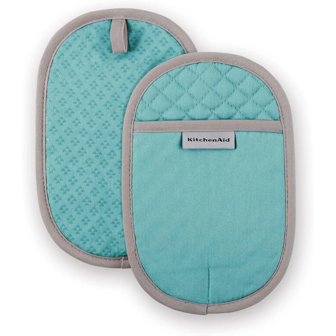 2 Pack Aqua Asteroid Pot Holders Heat
