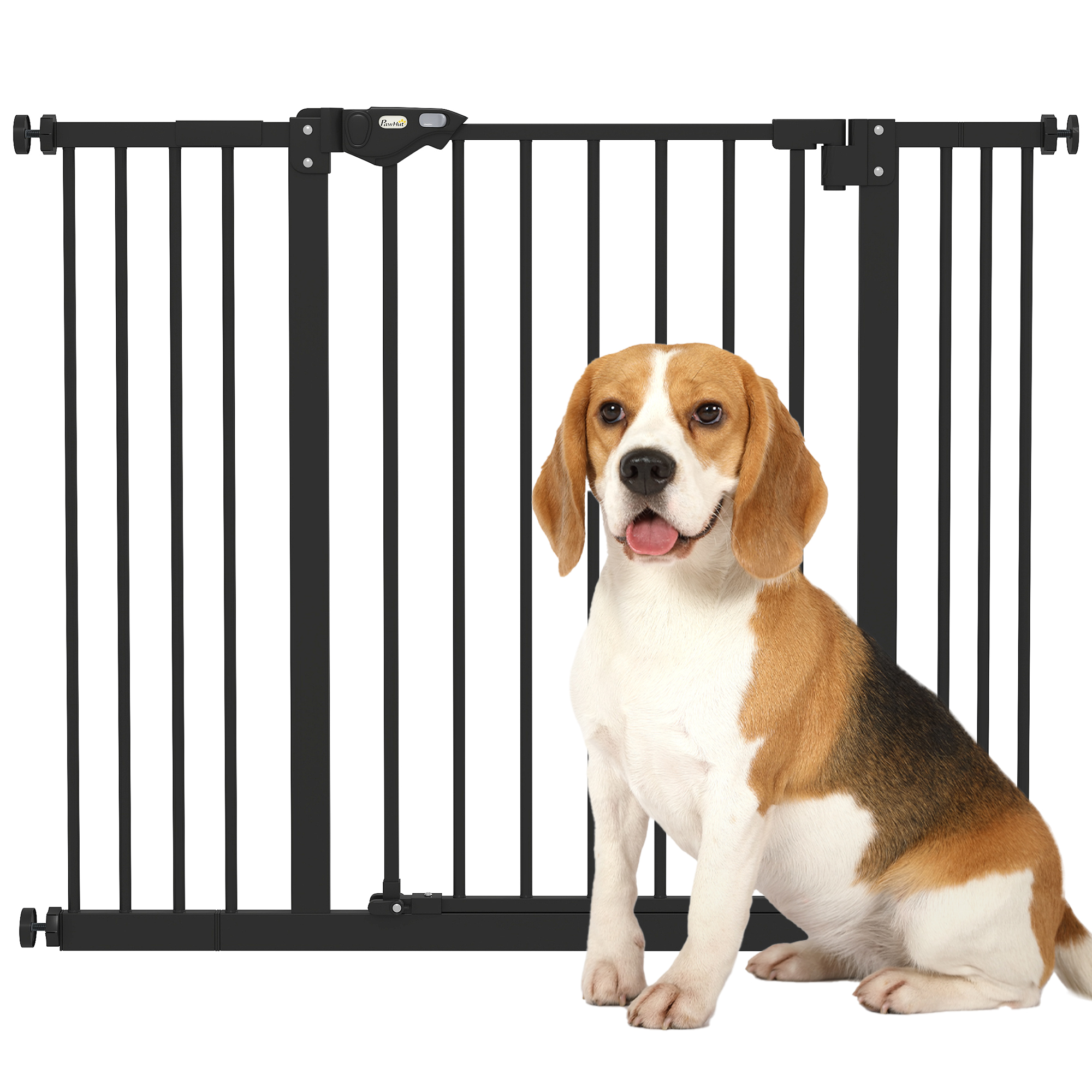 Adjustable Safety Door With Two Extensions And Four Screws, Black — image 5