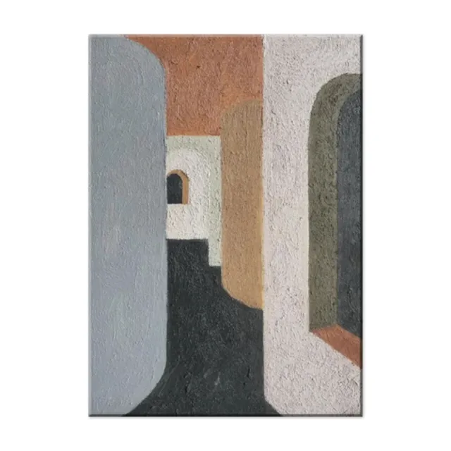 Handmade Oil Painting Canvas Wall Art Decoration Modern Texture Abstract For Home Living Room Decor Rolled Frameless Unstretched Painting Without... Without Inner Frame - Shop at LoveMi