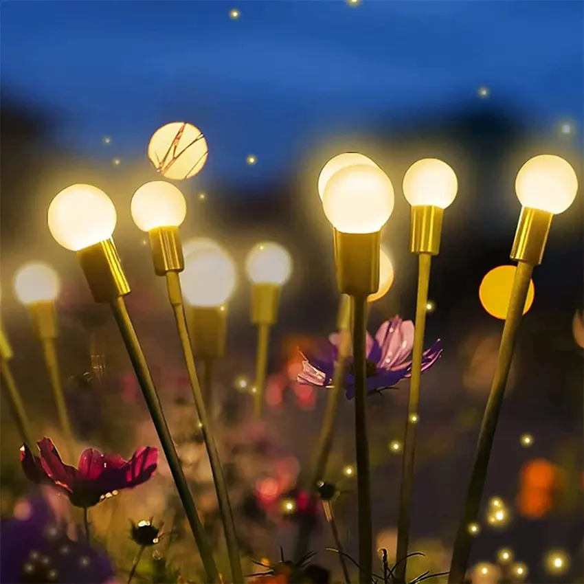 Simulation Firefly Solar Light Outdoor Garden Decoration Lawn Landscape