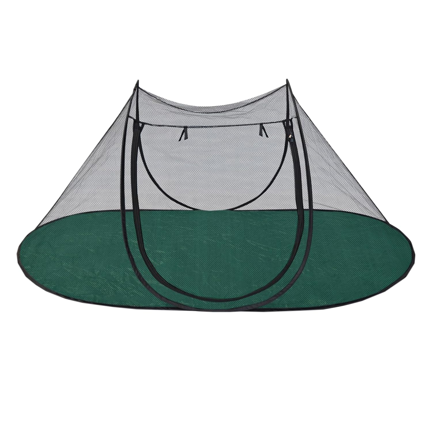 Pop-Up Pet Tent For Cats And Small Dogs, Black Mesh Enclosure With Carry Bag, Portable Outdoor Travel Playpen