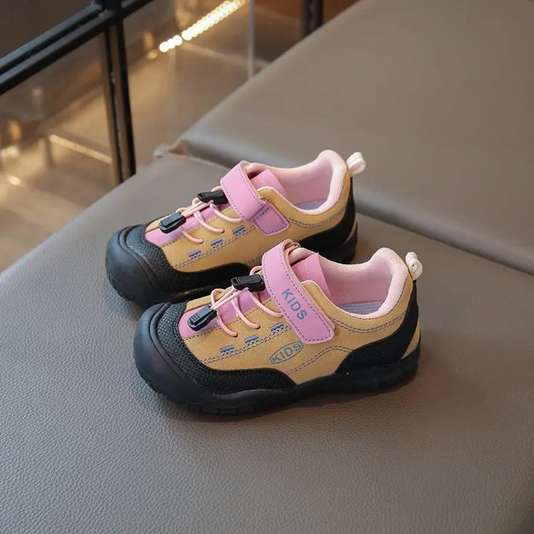 2026 New Spring Autumn Kids Sneakers, Boys Girls Running Shoes Hiking Shoes Non-slip Anti-kick Dad Shoes