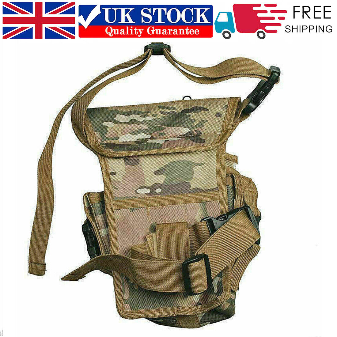 Metal Detecting Detector Accessory Standard Heavy Duty Camo Finds Pouch Bag NEW — image 2
