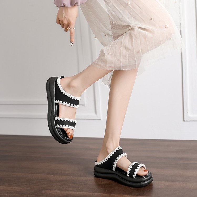 Platform Slide Sandals, picture 2 of 4