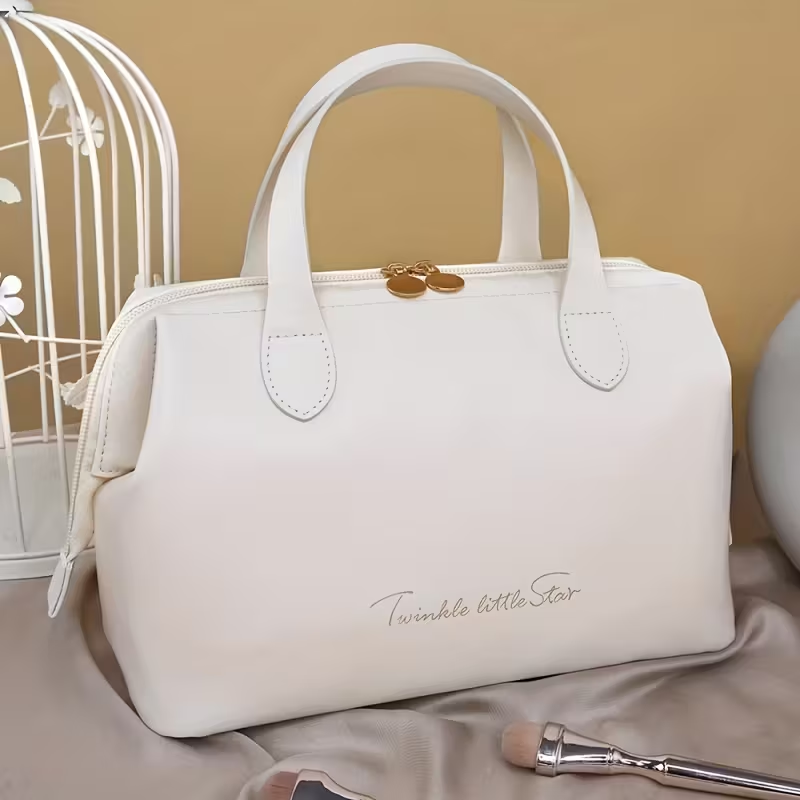 Portable Cosmetic Bag For Makeup, Skin Care Waterproof Travel Bag, Large Toilet Bag view 5