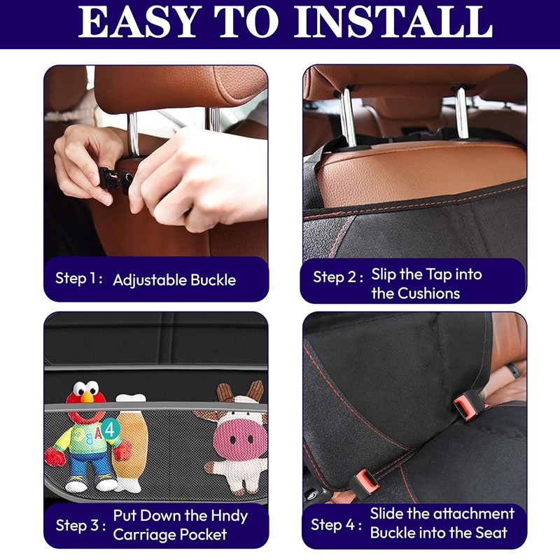 Car Seat Protectors For Child Seats Non-Slip Universal — image 8