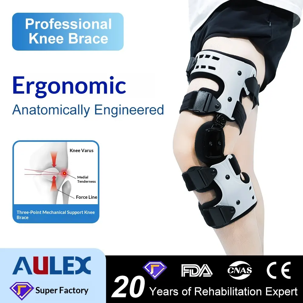 Sports Knee Brace, Adjustable Joint Fixation Rehabilitation