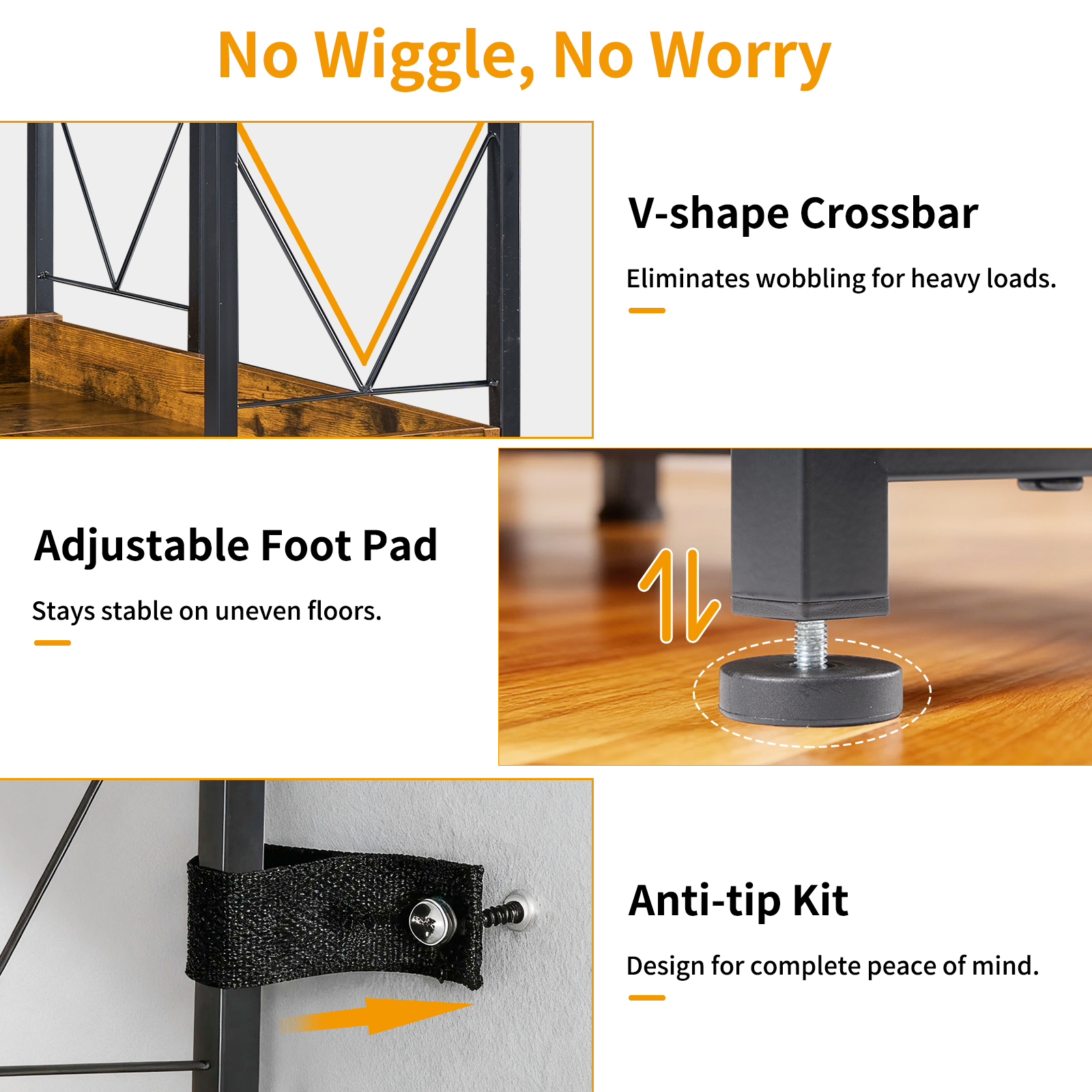 A 65-inch High L-shaped Bookshelf β photo 4