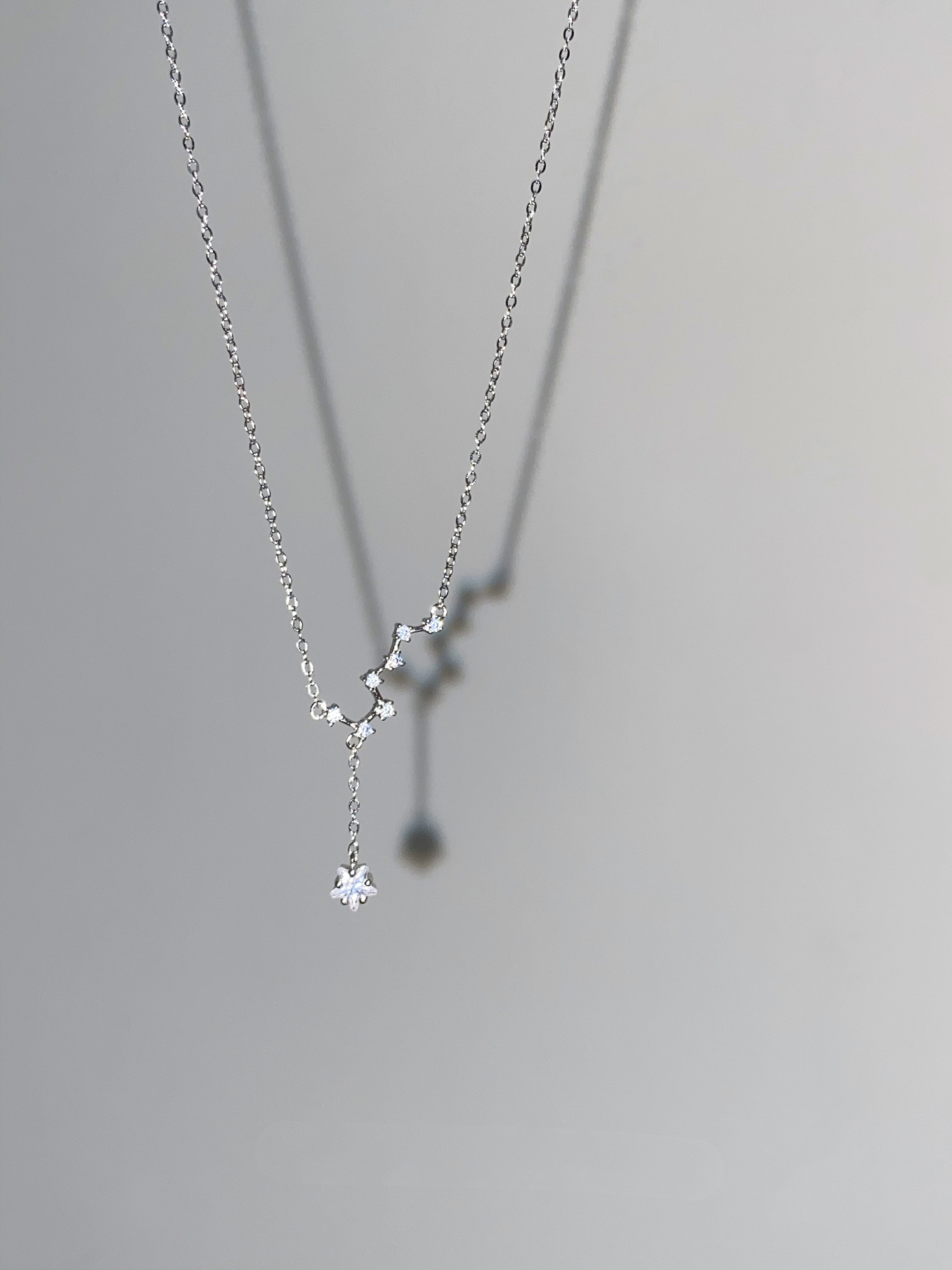Big dipper necklace female (gold)